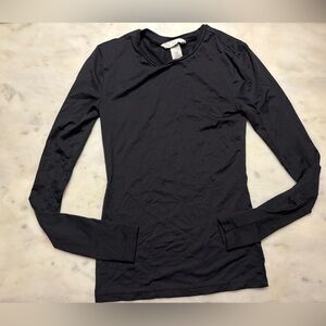 H&M Classic Black Crew Neck Top